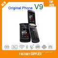 Cheap Flip Cell Phone V9 Original Brand Phone Smart Mobile Phone Cellular